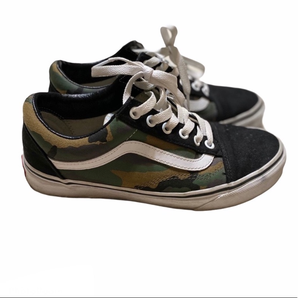 Camo Old School Vans